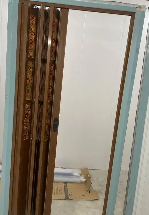 PVC Toilet Folding Door