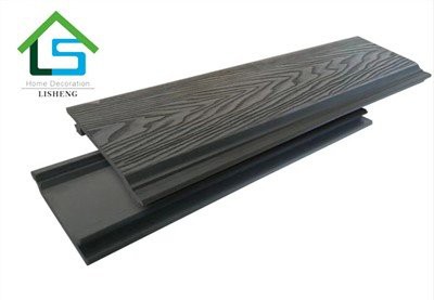 फैशन लकड़ी सजावट सामग्री डब्ल्यूपीसी दीवार पैनल